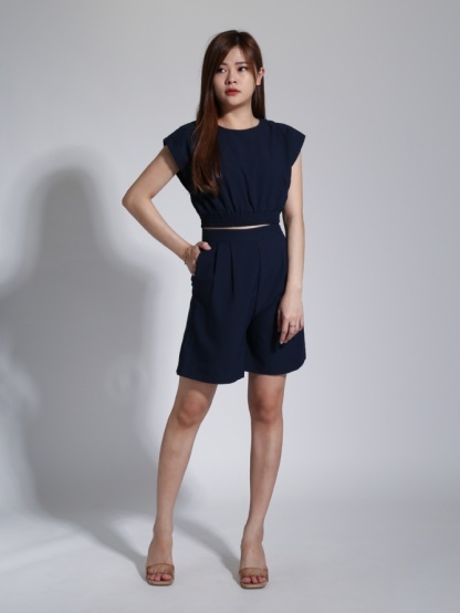 Casual Wear Cap Sleeve Set 23203