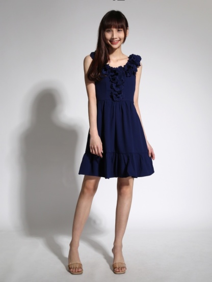 Sleeveless Floral V Neck Top 21585