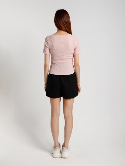 Front Drawstring Top With Outer Set 20177