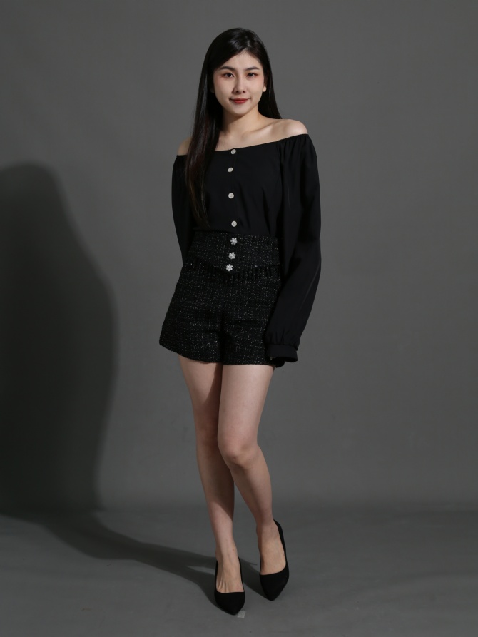 High Waist Tassel Side Pocket Short pants 26134