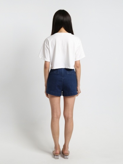 Denim Short Pants 19058