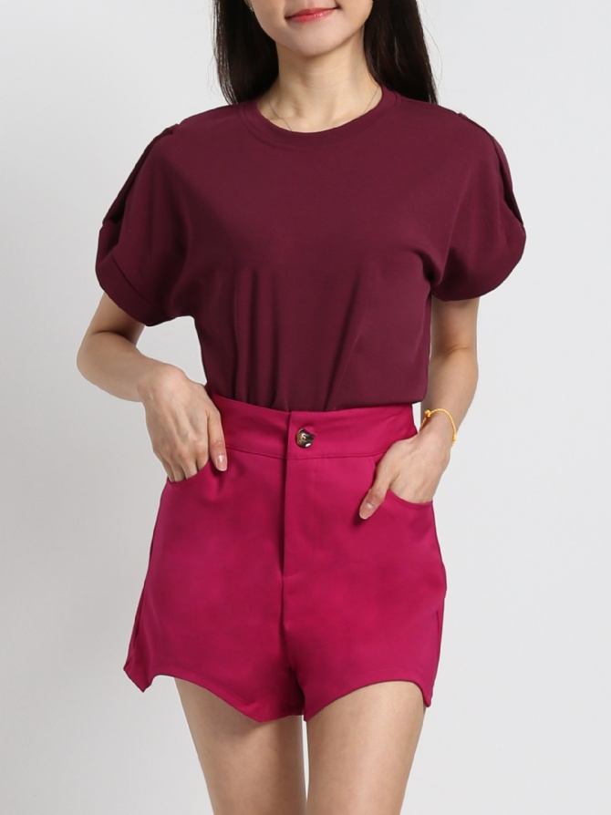 High Waist Short Pants 19362