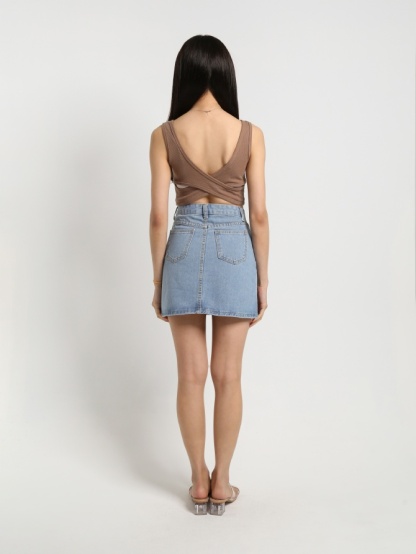 Sleeveless Crop Top 23379