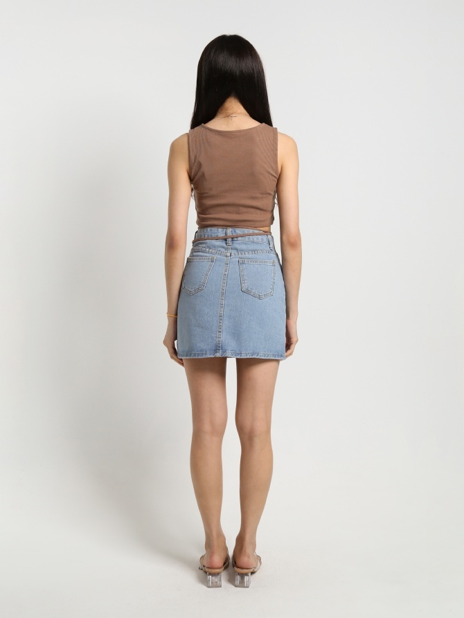 Round Neck Crochet Tank Top 22820