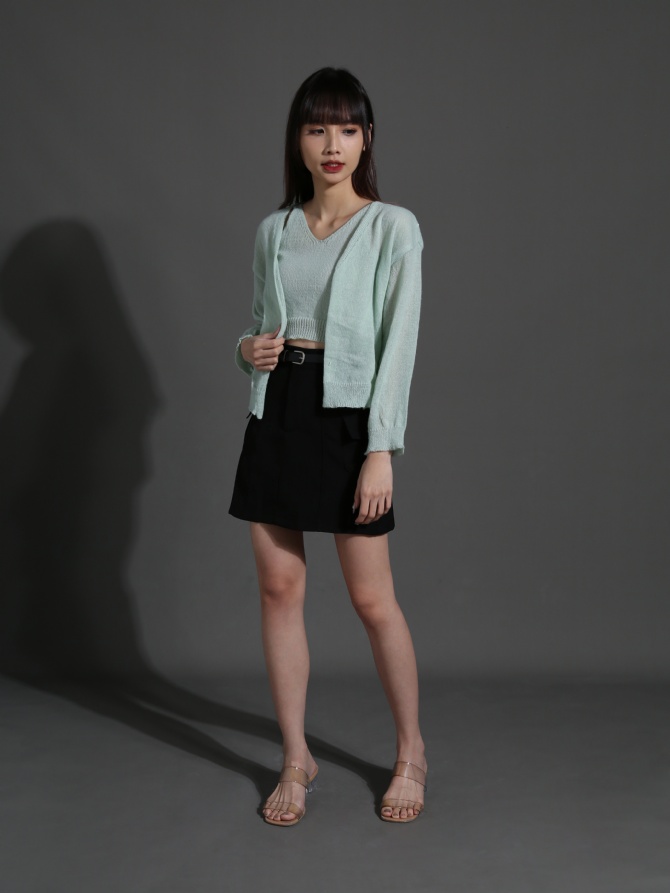 Knitted Two Piece Top Set 24334