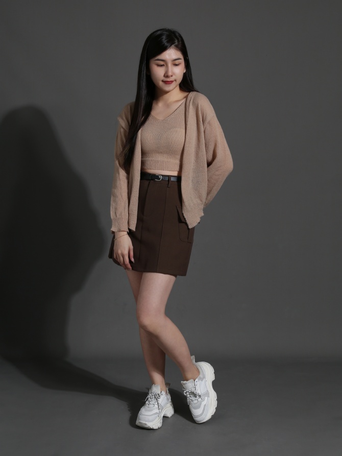 Knitted Two Piece Top Set 24334