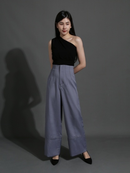 High Waist Suit Long Pants 25080
