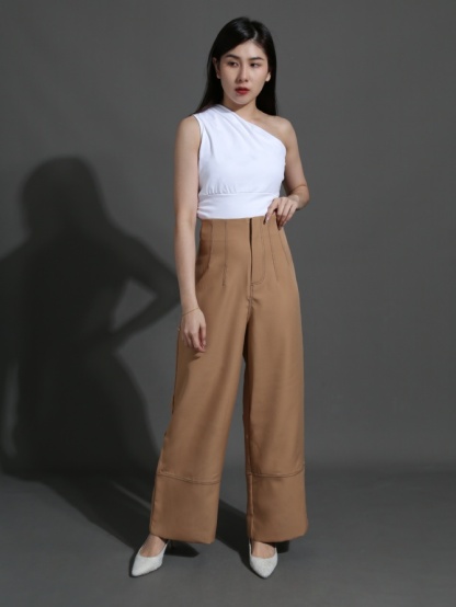 High Waist Suit Long Pants 25080