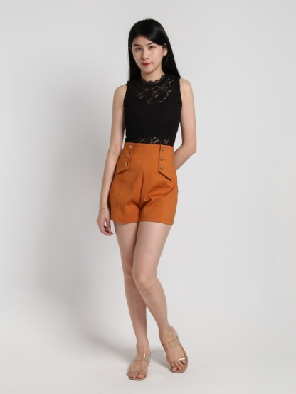 Turtle Neck Sleeveless Top 18122