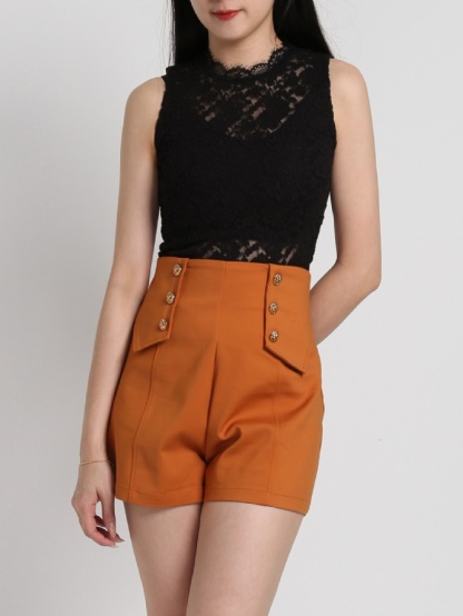 Turtle Neck Sleeveless Top 18122