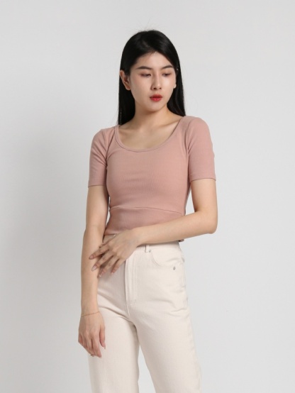 Polyester Short Sleeve Top 18125