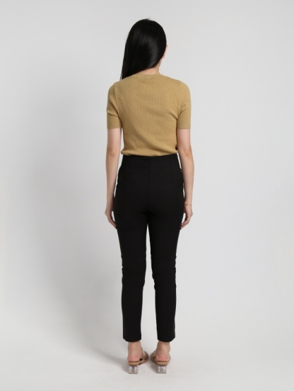 Knitted V Neck Top 18456