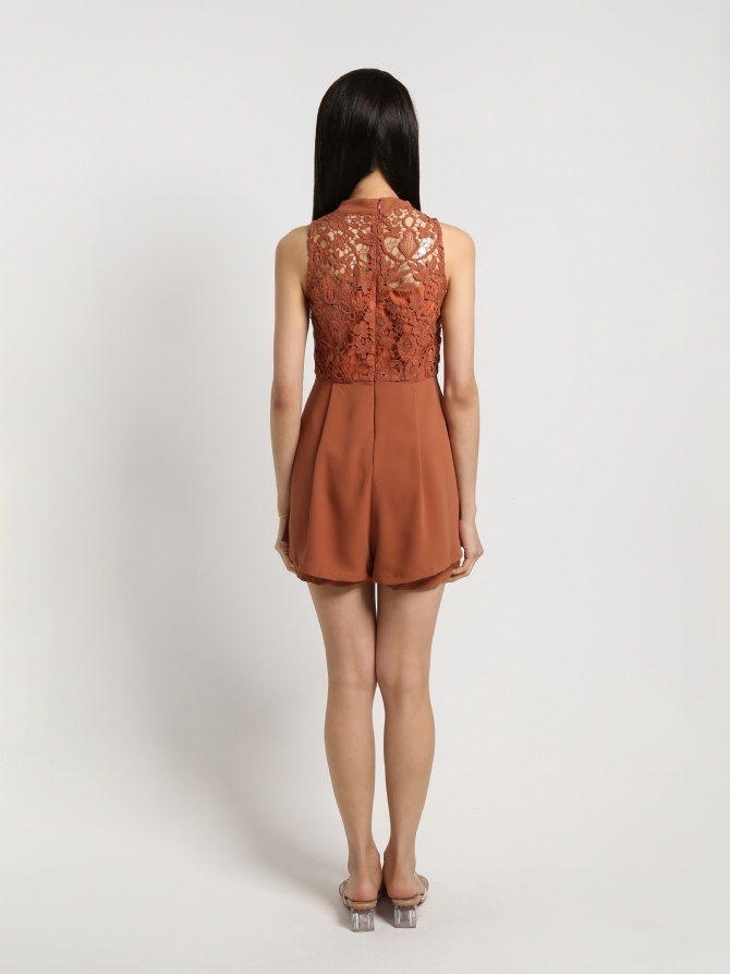 Sleeveless Eyelet Jumpsuit 19572