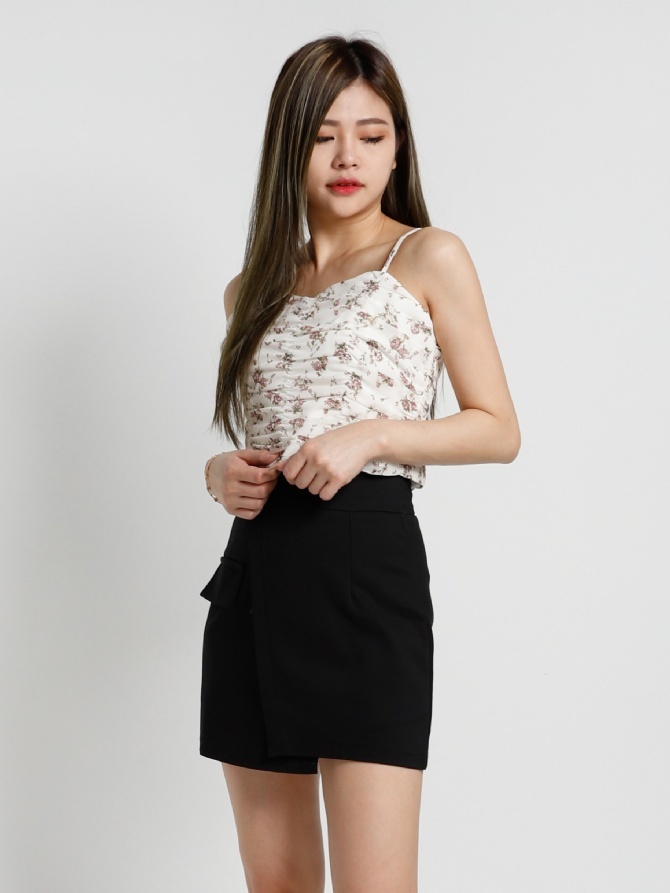 Floral Strap Top 17166