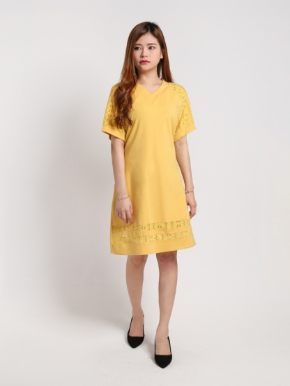 Detailed Lace Dress 17077