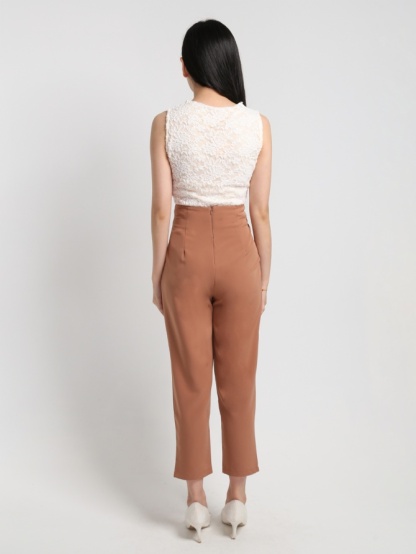 Cd Chain Decoration Long Pants 17495