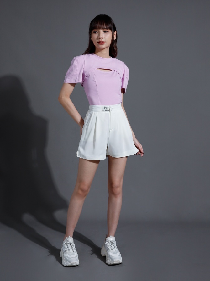 Two Piece Inner With Outer Wear Top Set 26305