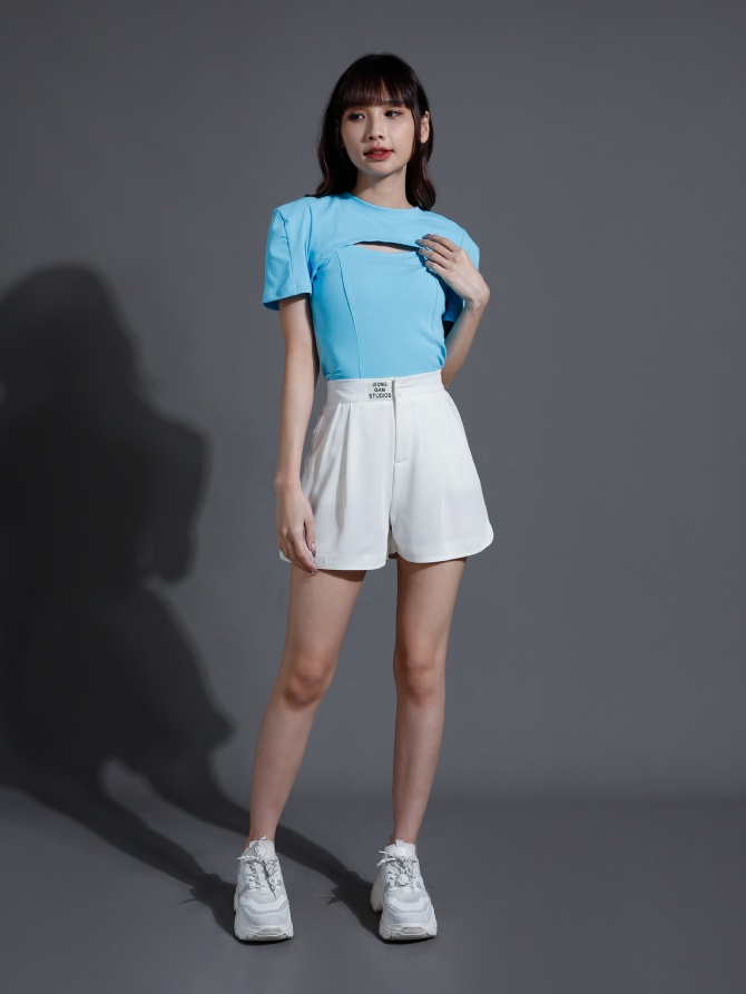 Two Piece Inner With Outer Wear Top Set 26305