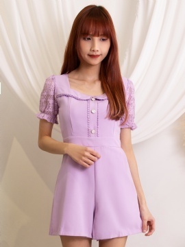 Square Neck Playsuit 11714