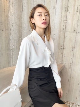 Collar Ruffles Blouse 20612