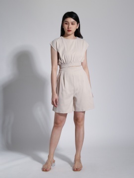 Casual Wear Cap Sleeve Set 23203