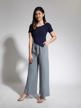 Halter Strap Irrehular Long Top 21474