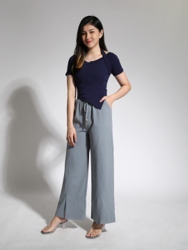 Halter Strap Irrehular Long Top 21474