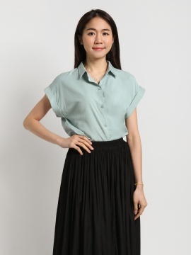 Collar Front Button Blouse 22926