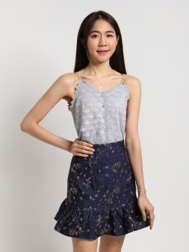 Folds Ruffles Skirt 19645