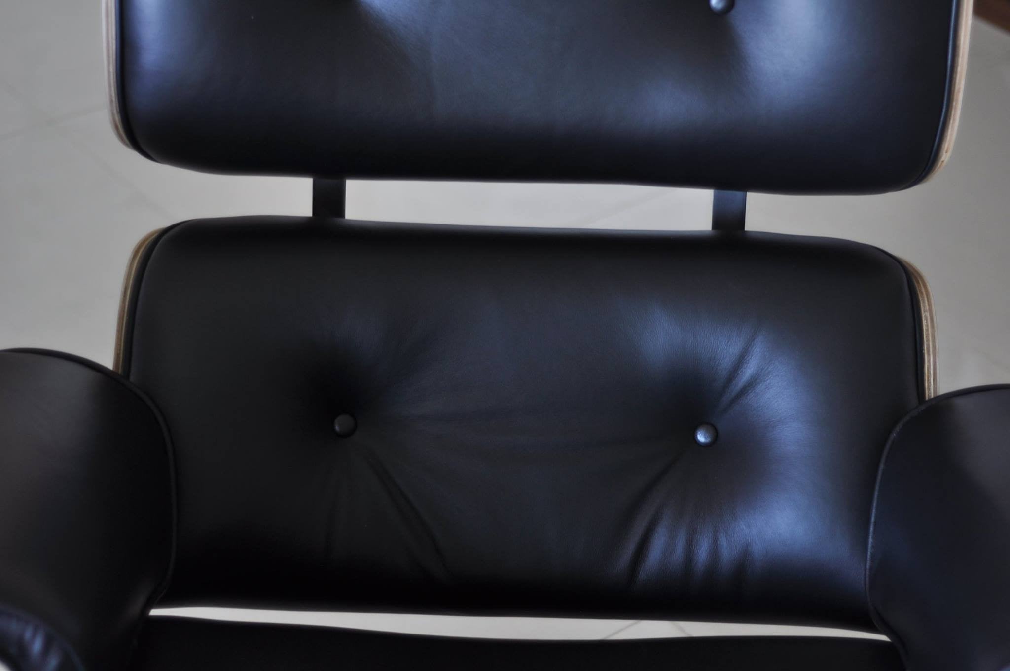 TR40006b  C-Eames Style Classic Lounge Chair & Ottoman