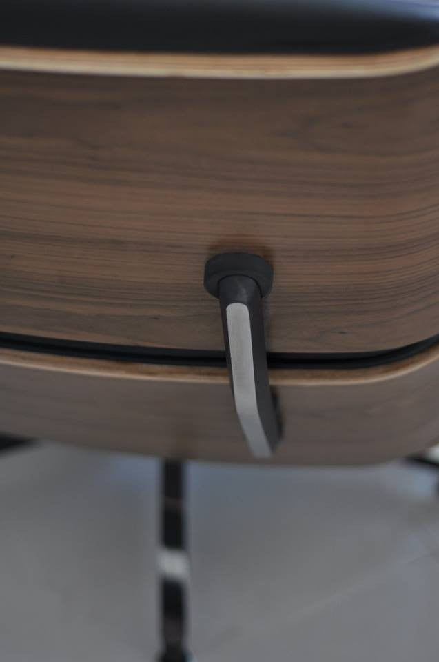 TR40006b  C-Eames Style Classic Lounge Chair & Ottoman