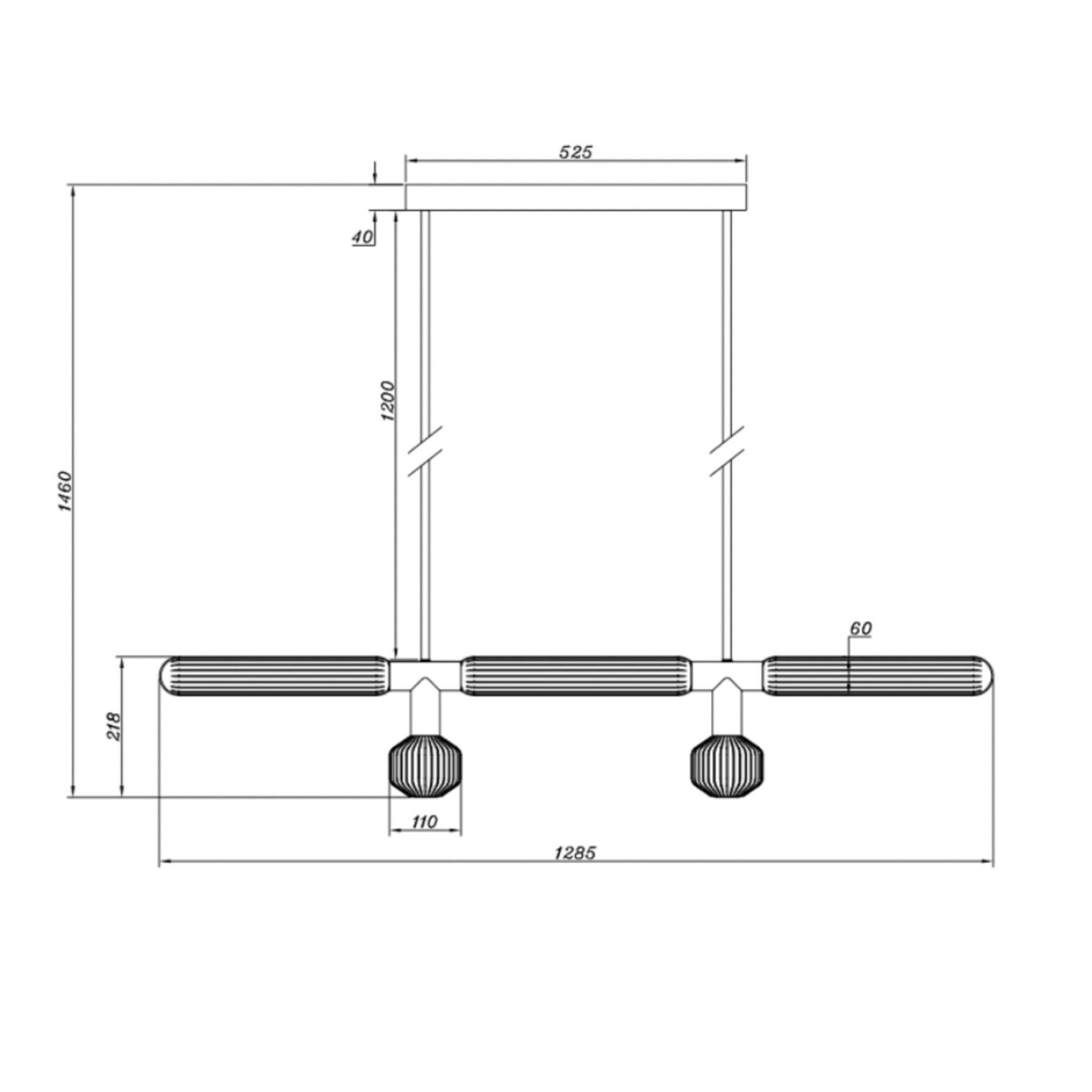 TR80190 Lasvit Cipher Style Lamp