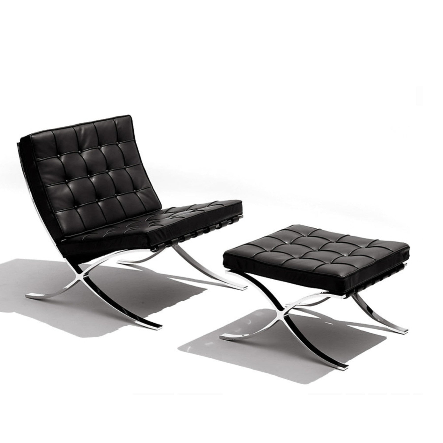 TR40011 Barcelona Chair and Ottoman