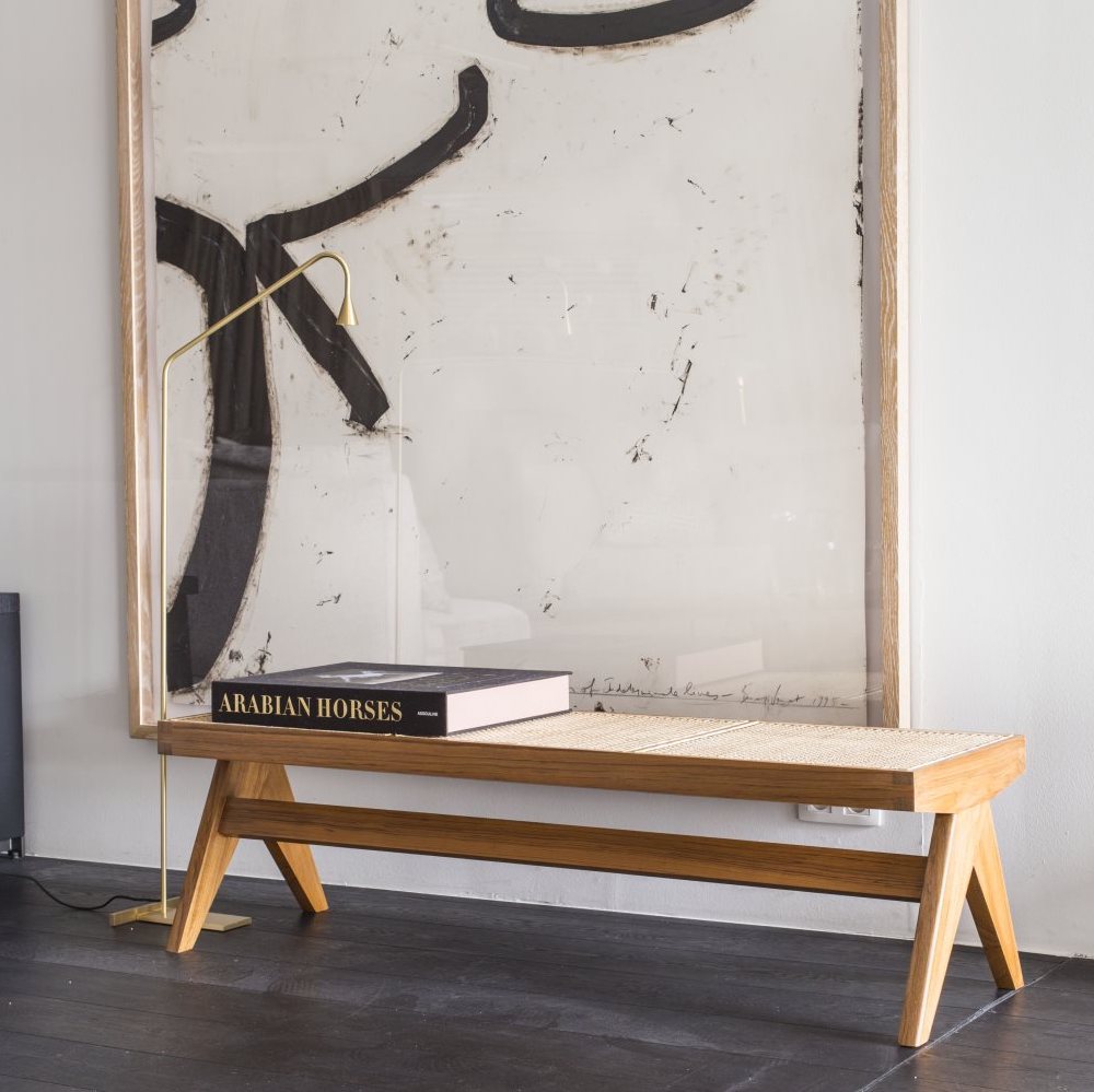 TR41013 Pierre Jeanneret Style Bench