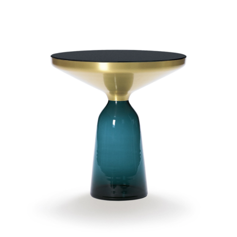 TR45019 Bell Style Glass Coffee Table and Side Table