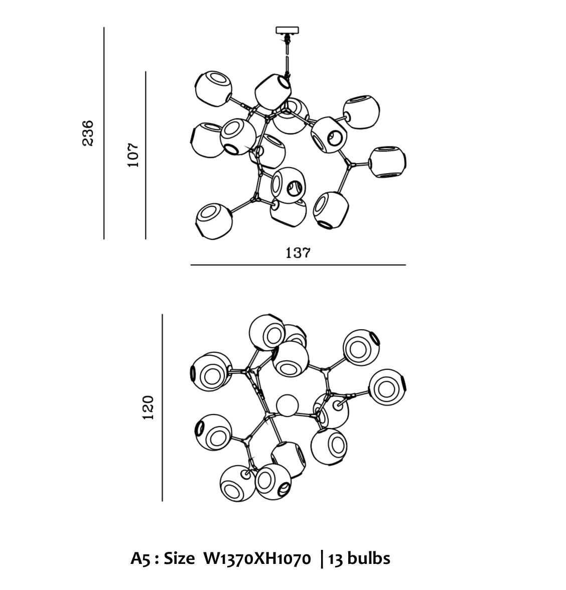 TR80033 Lindsey Branching Bubbles style series
