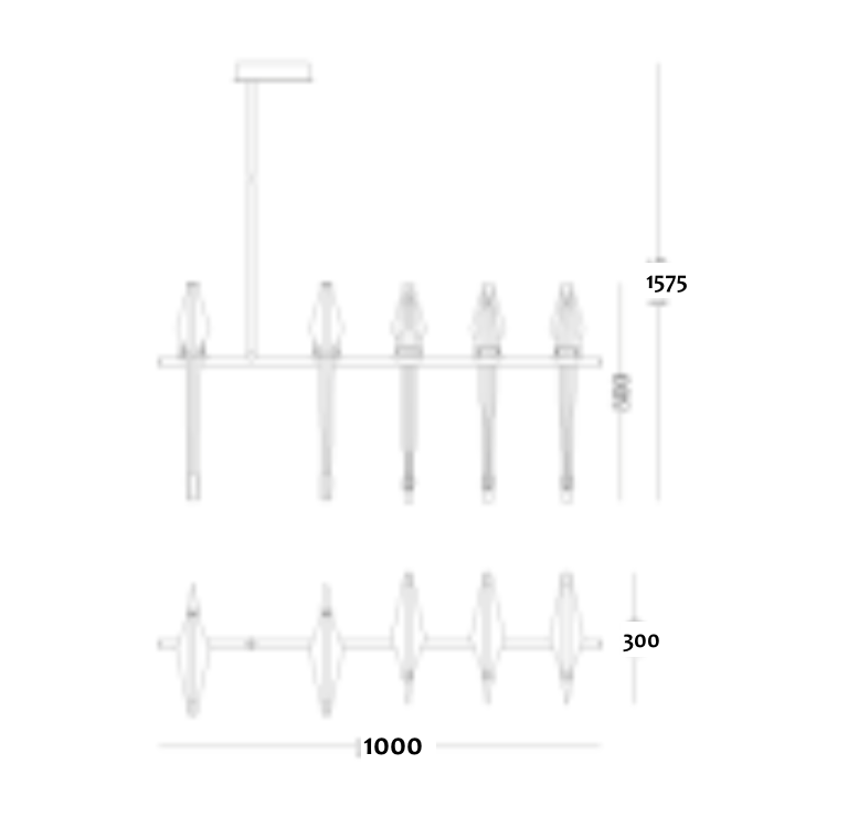 TR80034P Origami Bird Style Pendant Lamp