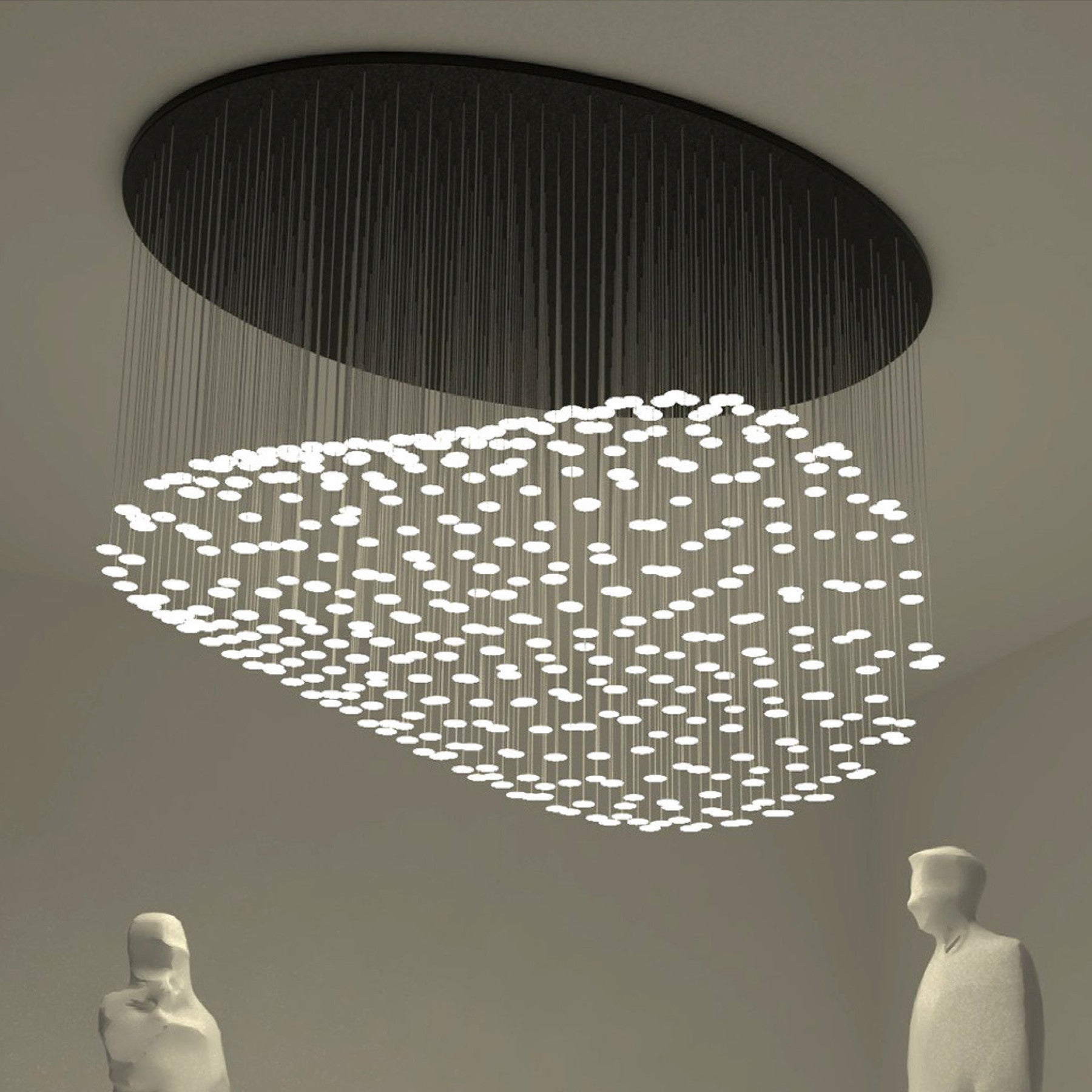 TR80044 Rain style chandelier