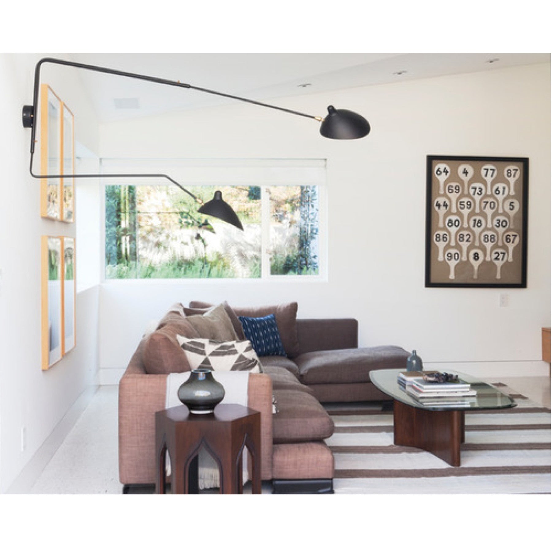 TR80049W S-Mouille Style Wall Lamp