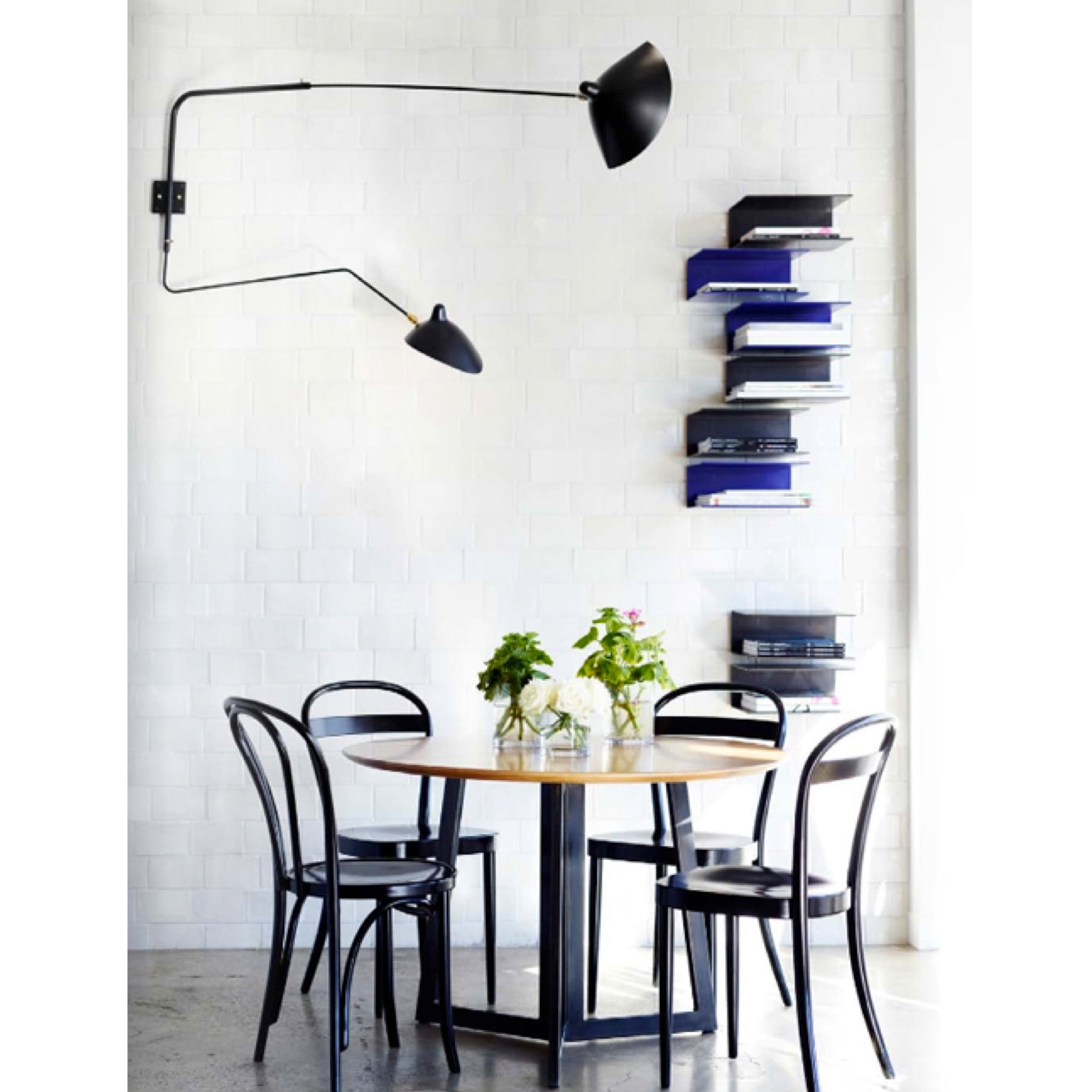 TR80049W S-Mouille Style Wall Lamp