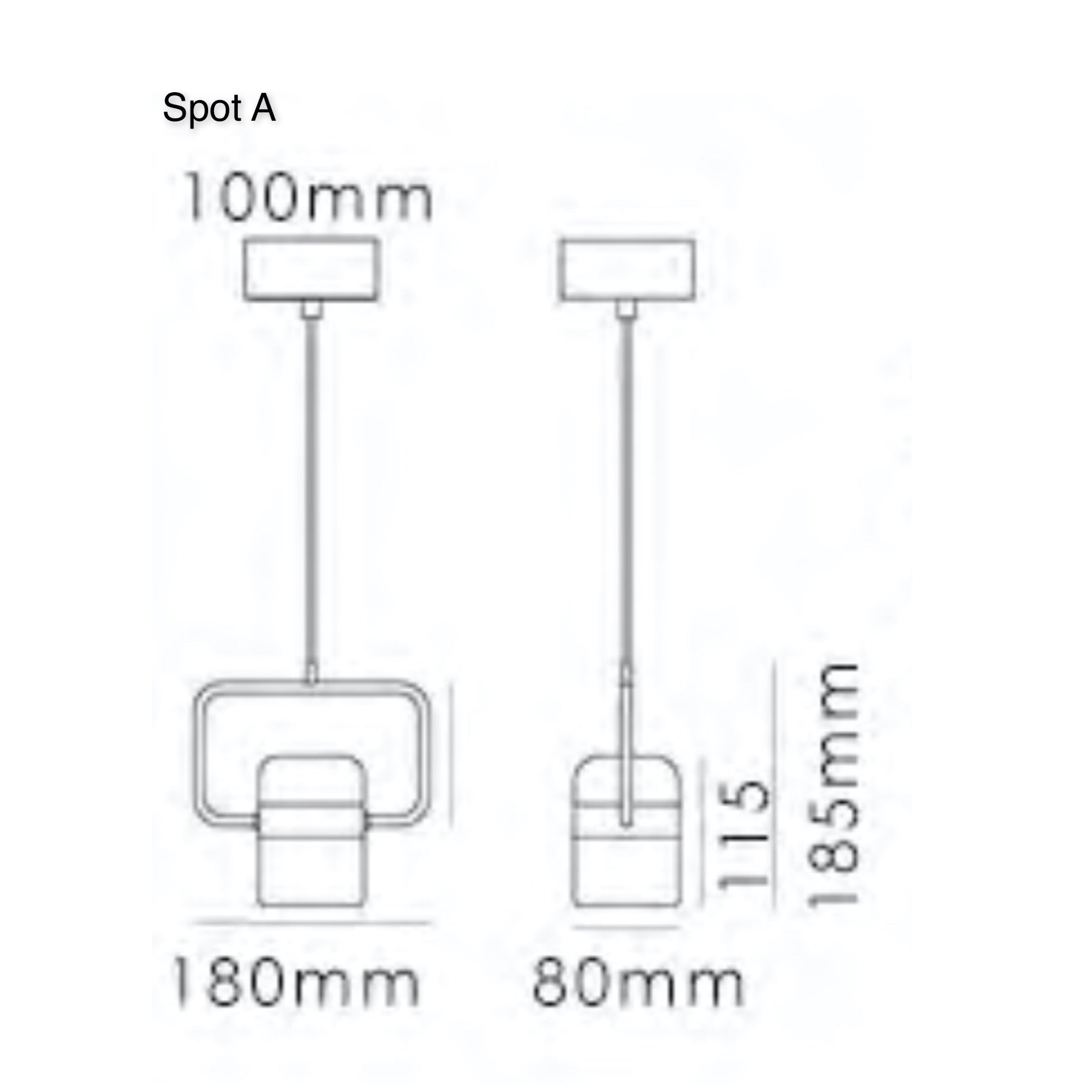 TR80064P LING Linear Suspension Style Lamp
