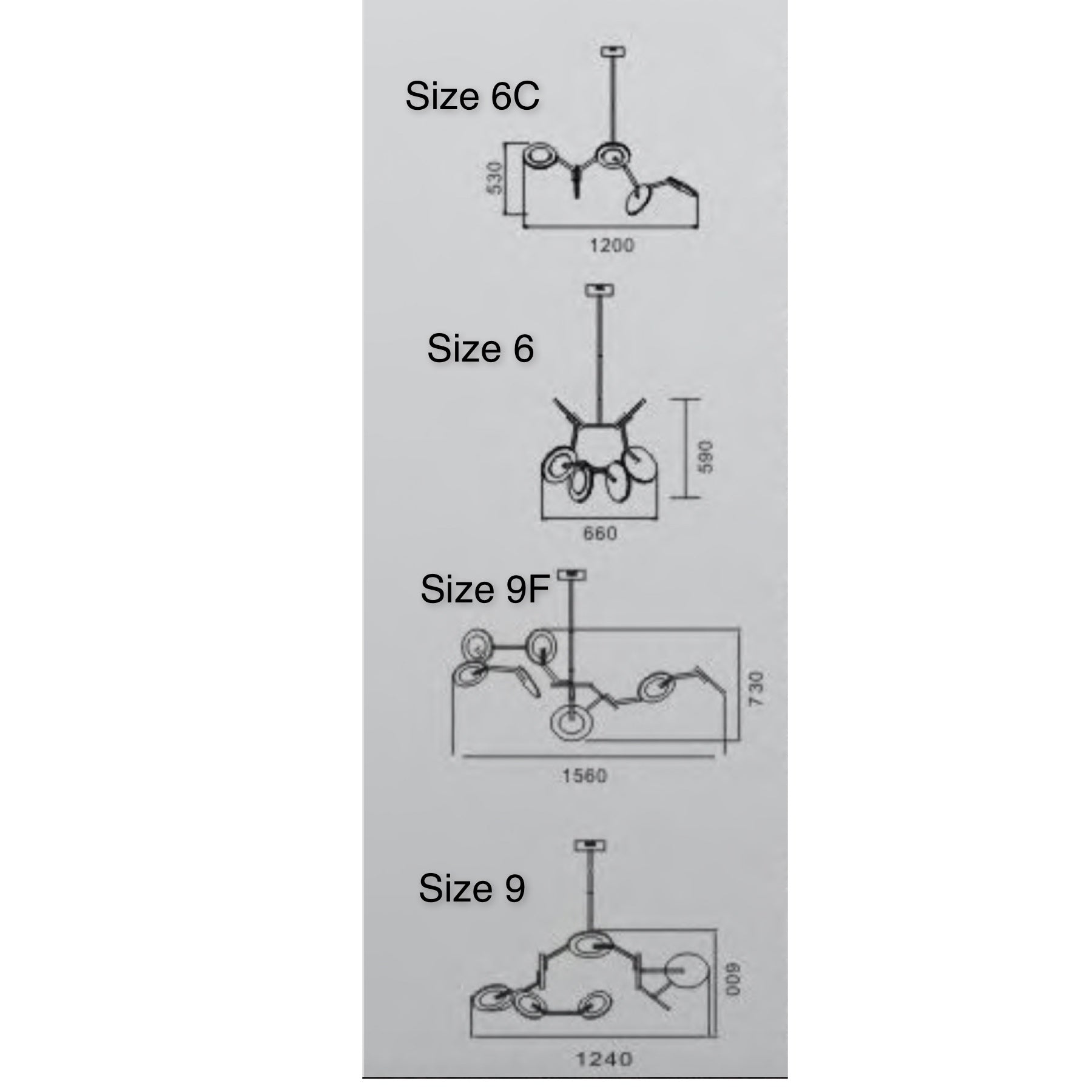 TR80073 JD Disco Chandelier