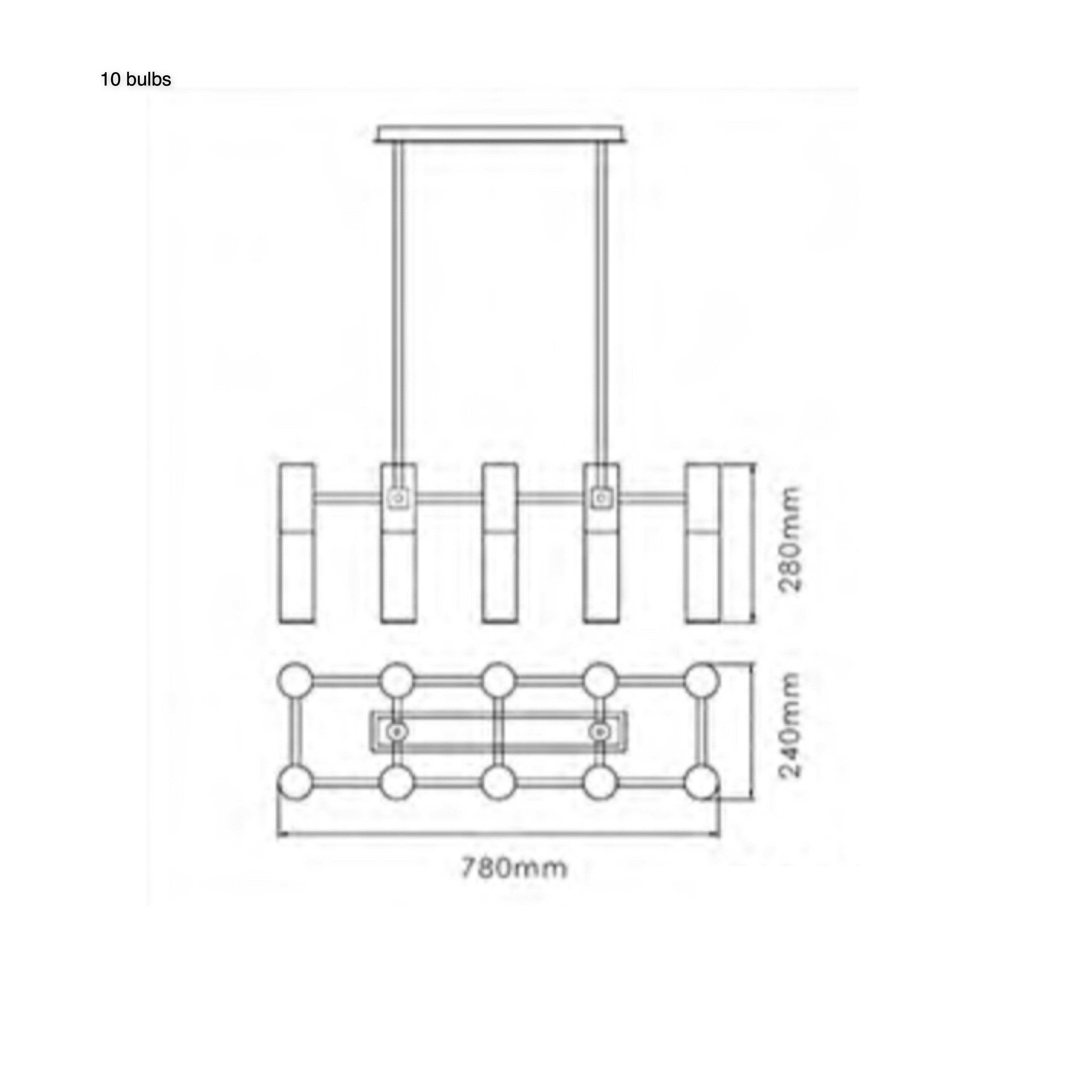 TR80084P Il-Fanale Etoile Style Pendant Lamps