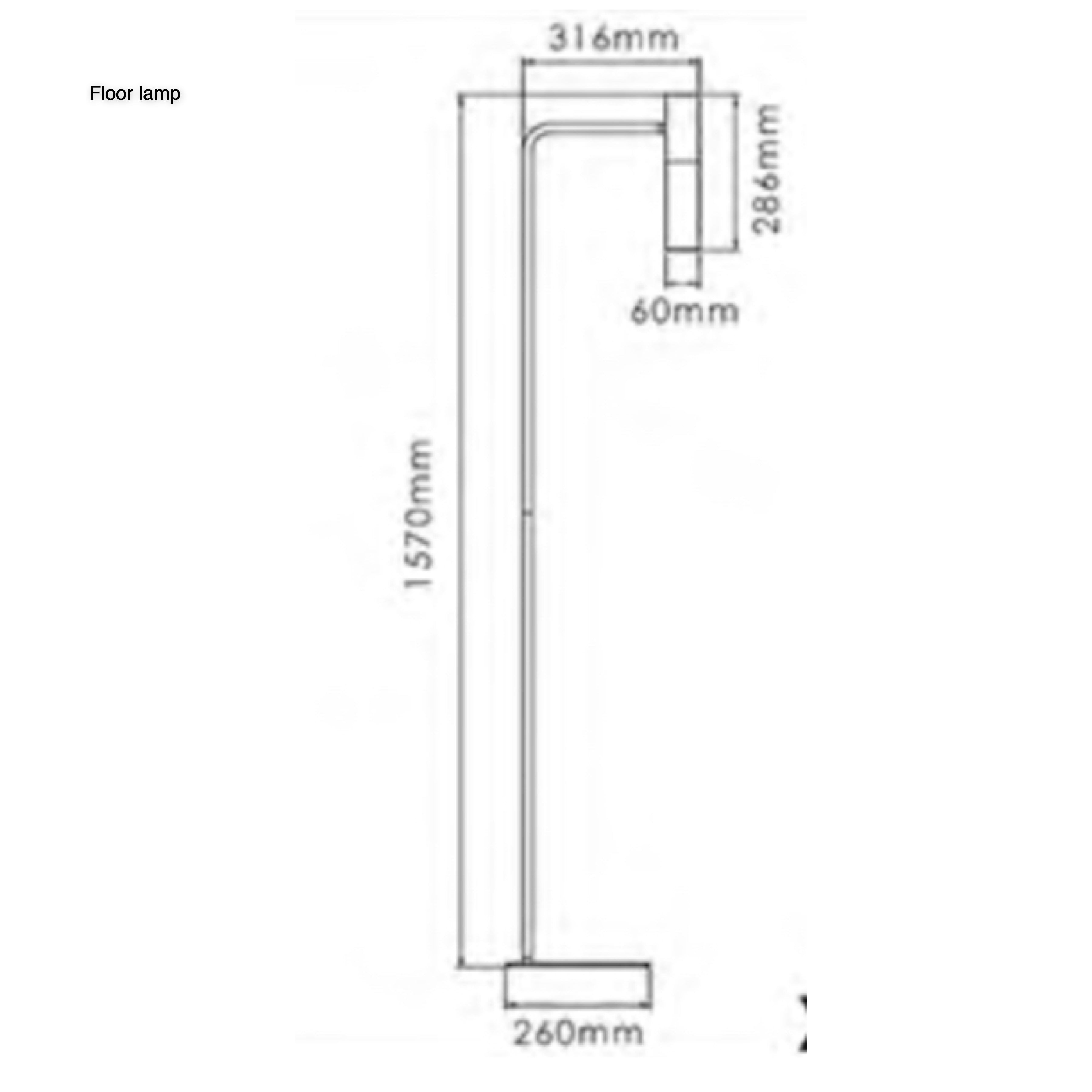 TR80084F Il-Fanale Etoile Style Floor Lamp