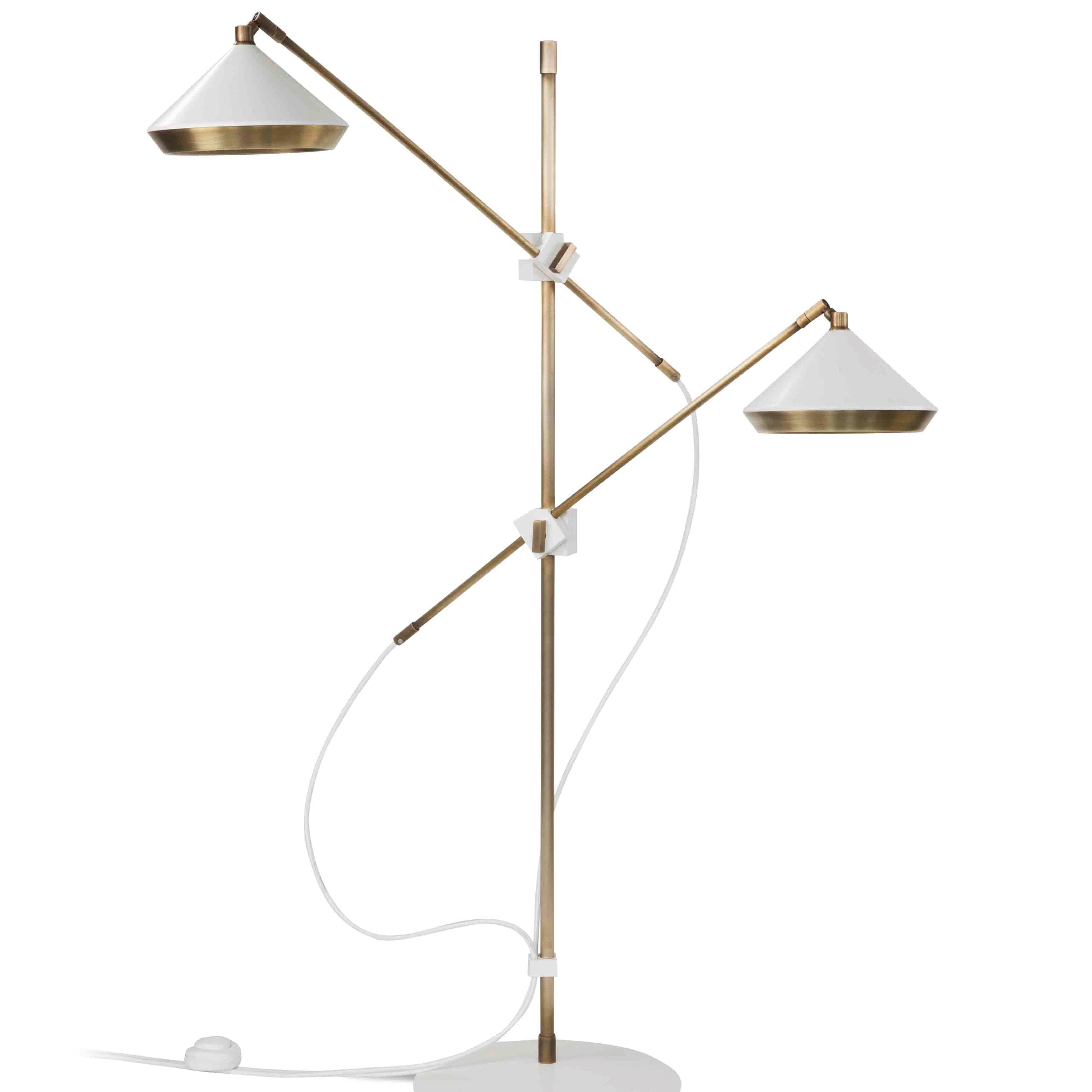 TR80155F Bert Frank Shear Style Floor Lamps