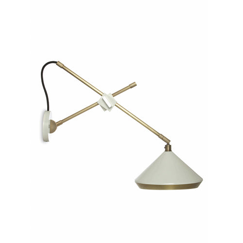 TR80155W Bert Frank Shear Style Wall Lamps