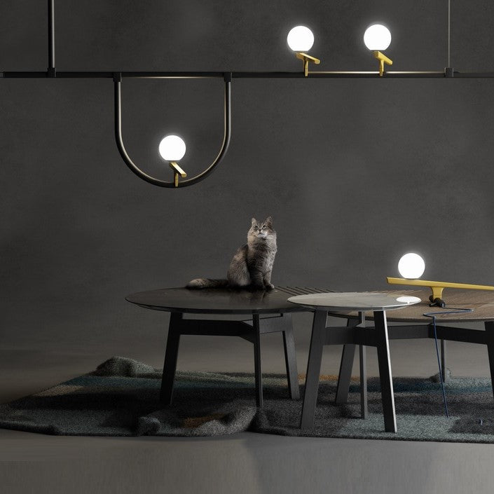 TR80177P Artemide Yanzi Style Linear Suspension Lamp