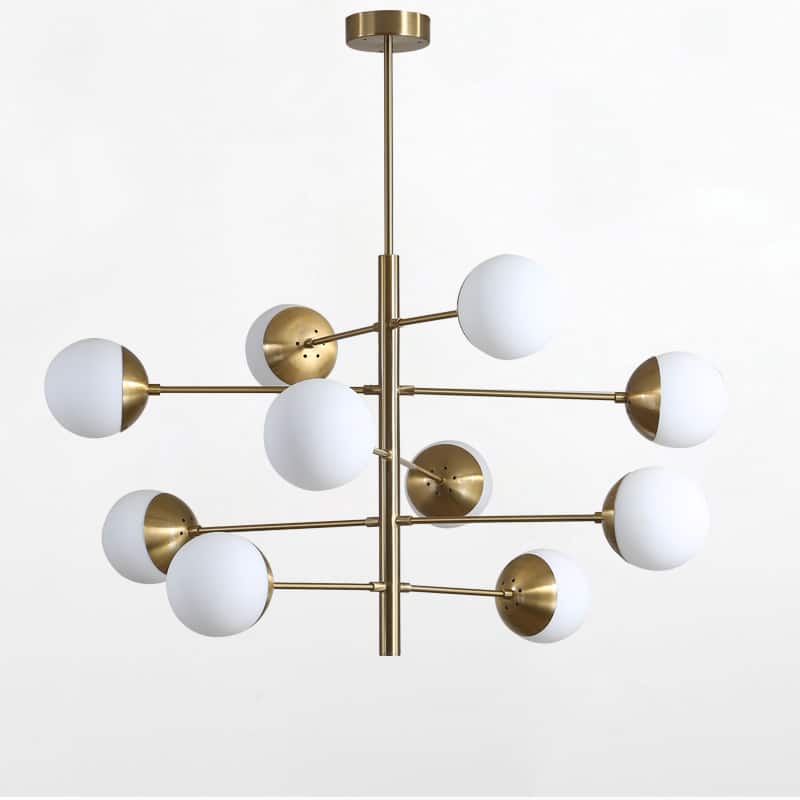 TR80230P Heermaen Grand Ball Stick Style Chandelier