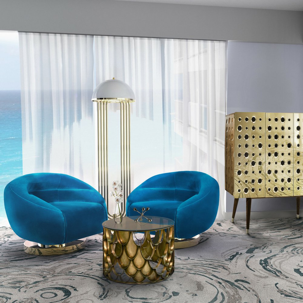 TR80234F Turner style Floor Lamps