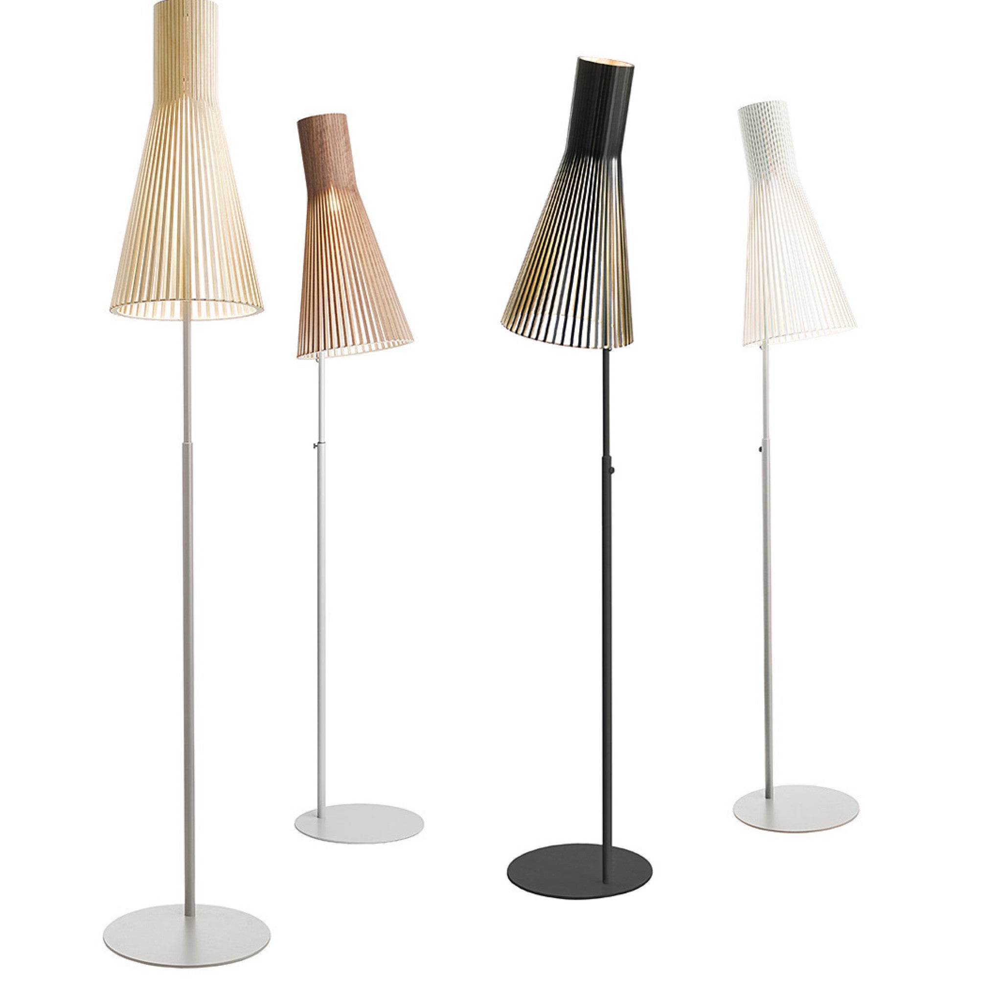 TR82002 Wooden Scandivanian Oyster Floor Lamp